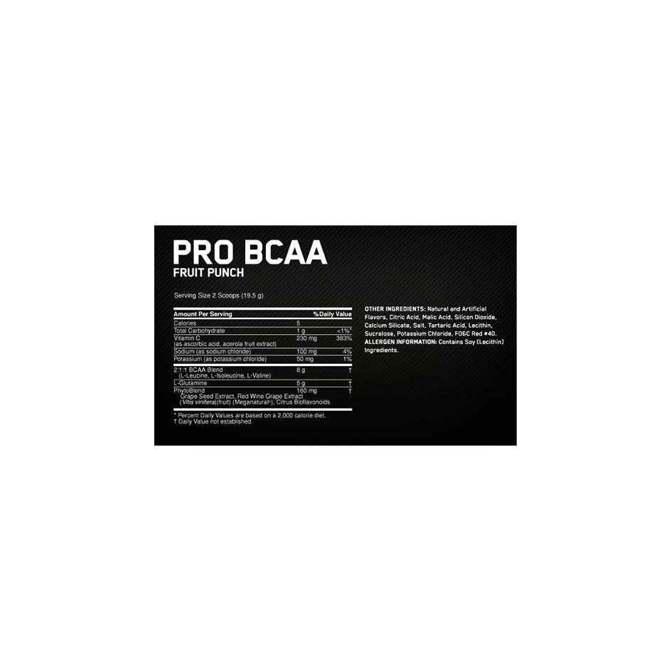 Optimum Nutrition Pro BCAA 390g - getboost3d
