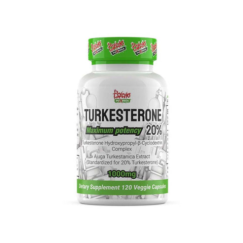 Psycho Pharma Turkesterone 20% - 120 vcaps - getboost3d