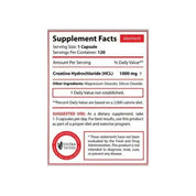 Revange Nutrition Creatine HCL 120 caps - getboost3d