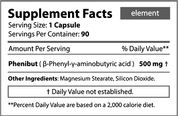 Revange Nutrition Phenibut 500mg - 90 caps - getboost3d