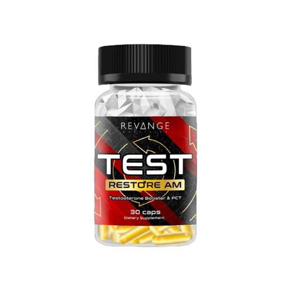 Revange Nutrition Test Restore AM 30 caps - getboost3d