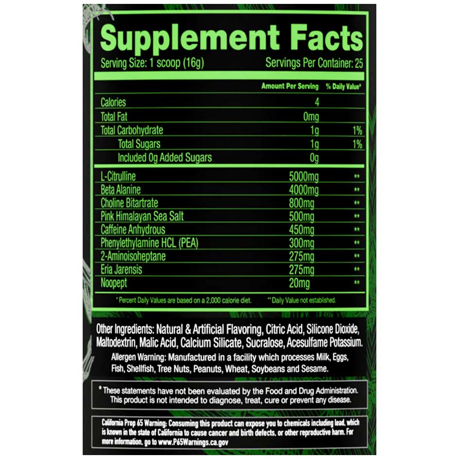 Scary Hours Pre - Workout Limited Edition 400g - getboost3d