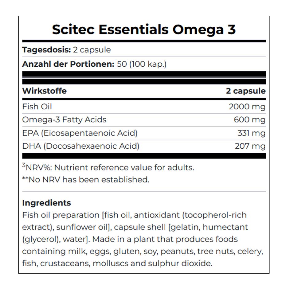 Scitec Nutrition Omega3 100 caps - getboost3d