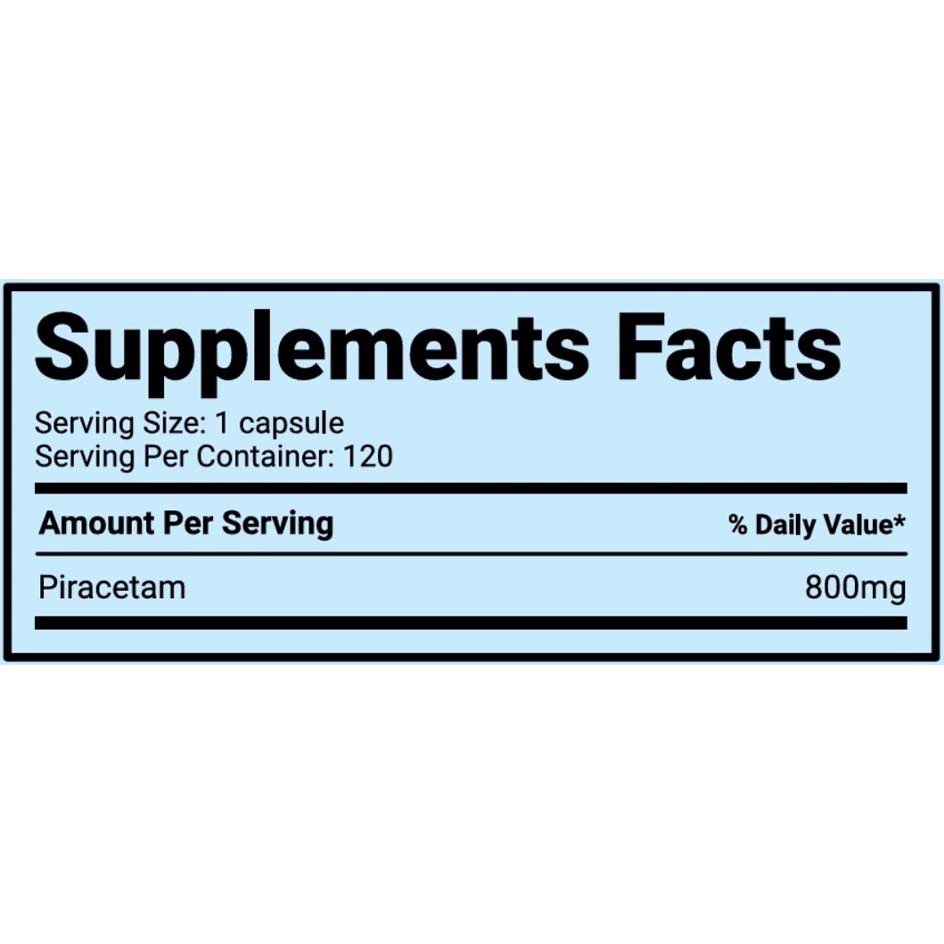 Smart Brothers Piracetam 120 caps
