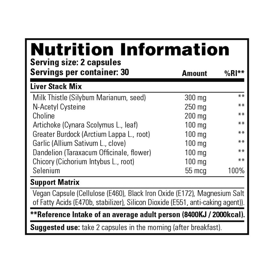 Stacker2 Liver Stack 60 caps - getboost3d