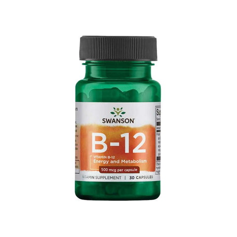 Swanson Vitamin B-12 500 mg 250caps - getboost3d