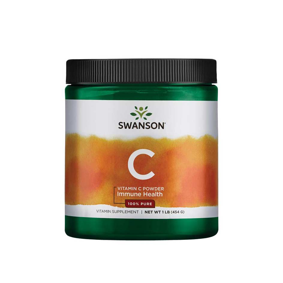 Swanson Vitamin C 100% Pure Powder 454g - getboost3d