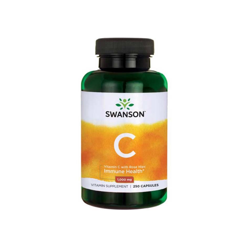 Swanson Vitamin C 1000mg 250 Caps - getboost3d