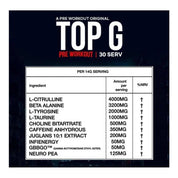 Top G Pre Workout 420g