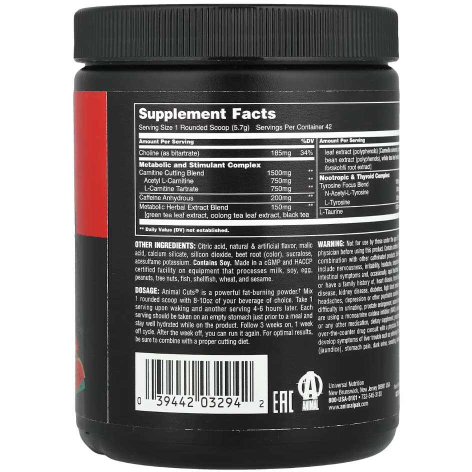 Universal Nutrition Animal Cuts Powder - getboost3d