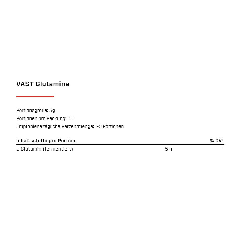 Vast Glutamine 300g