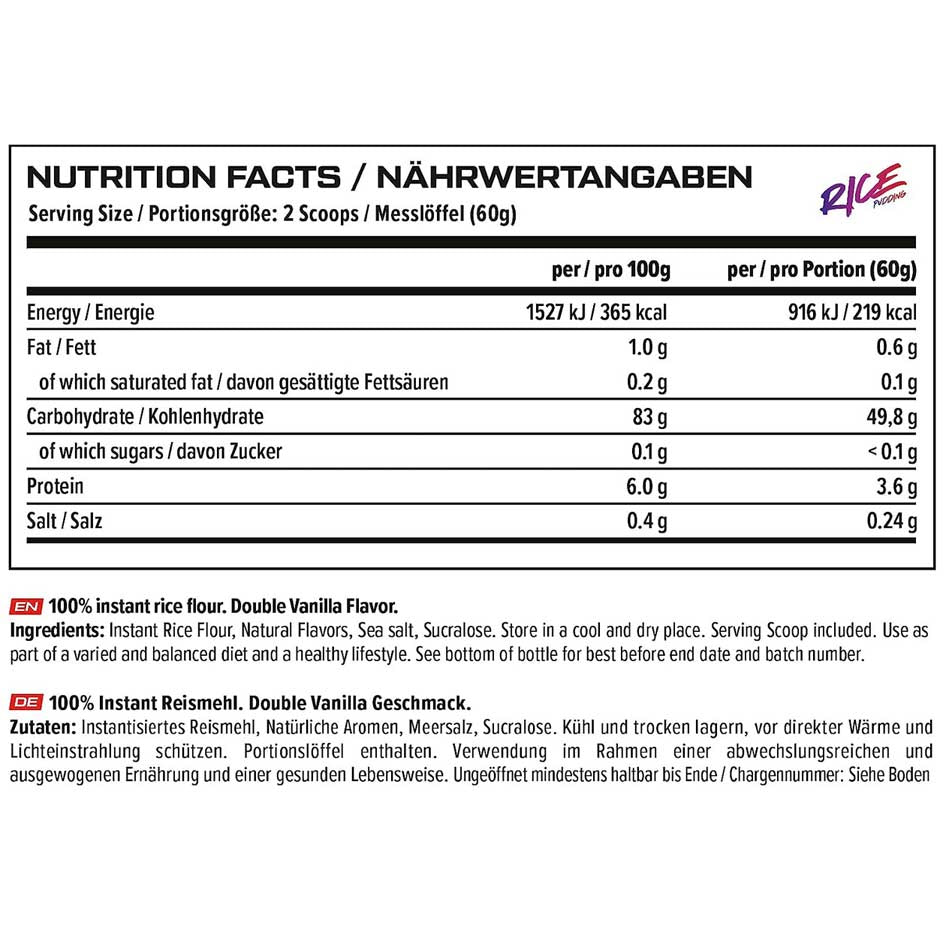 VAST Instant Rice Pudding 900g - getboost3d