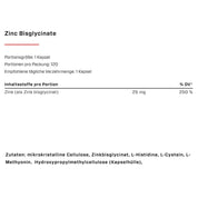 Vast Zinc Bisglycinate 120 vegan caps