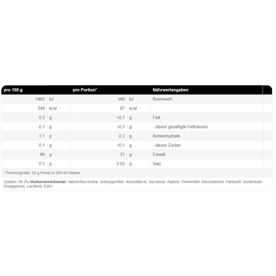Weider Clear Isolate 500g