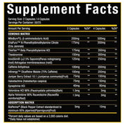 Xtremis Cartel DEMONIO™ Stim Fat Burner 100 caps